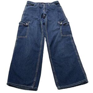 Vintage Y2K Tommy Hilfiger Jeans 29 Cargo Baggy Jnco Style Wide Leg